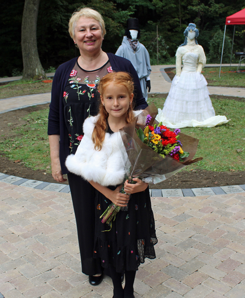 Olga Druzhinina  and her student Eva
